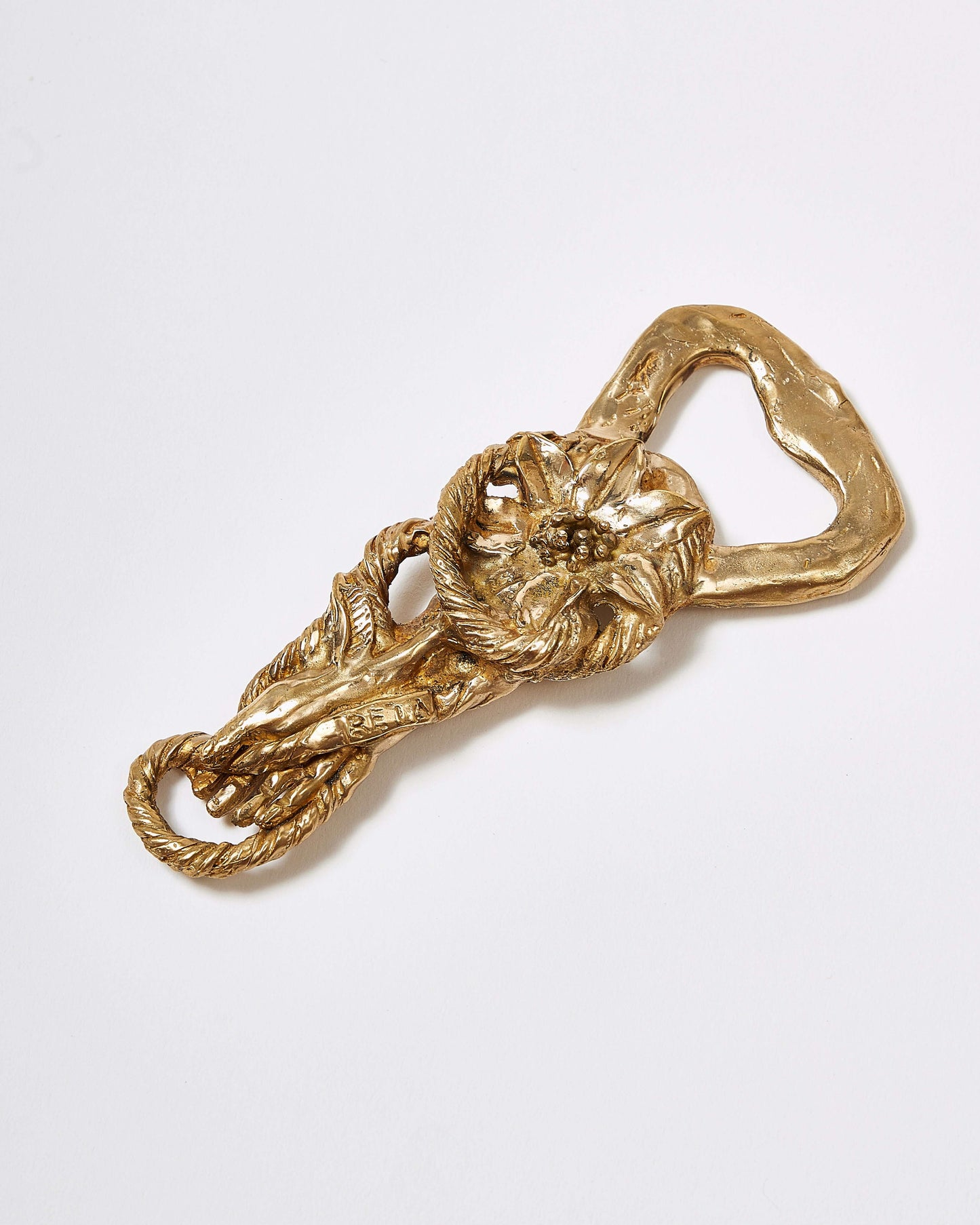 RETA GLOBAL - FLOWER BRONZE BOTTLE OPENER