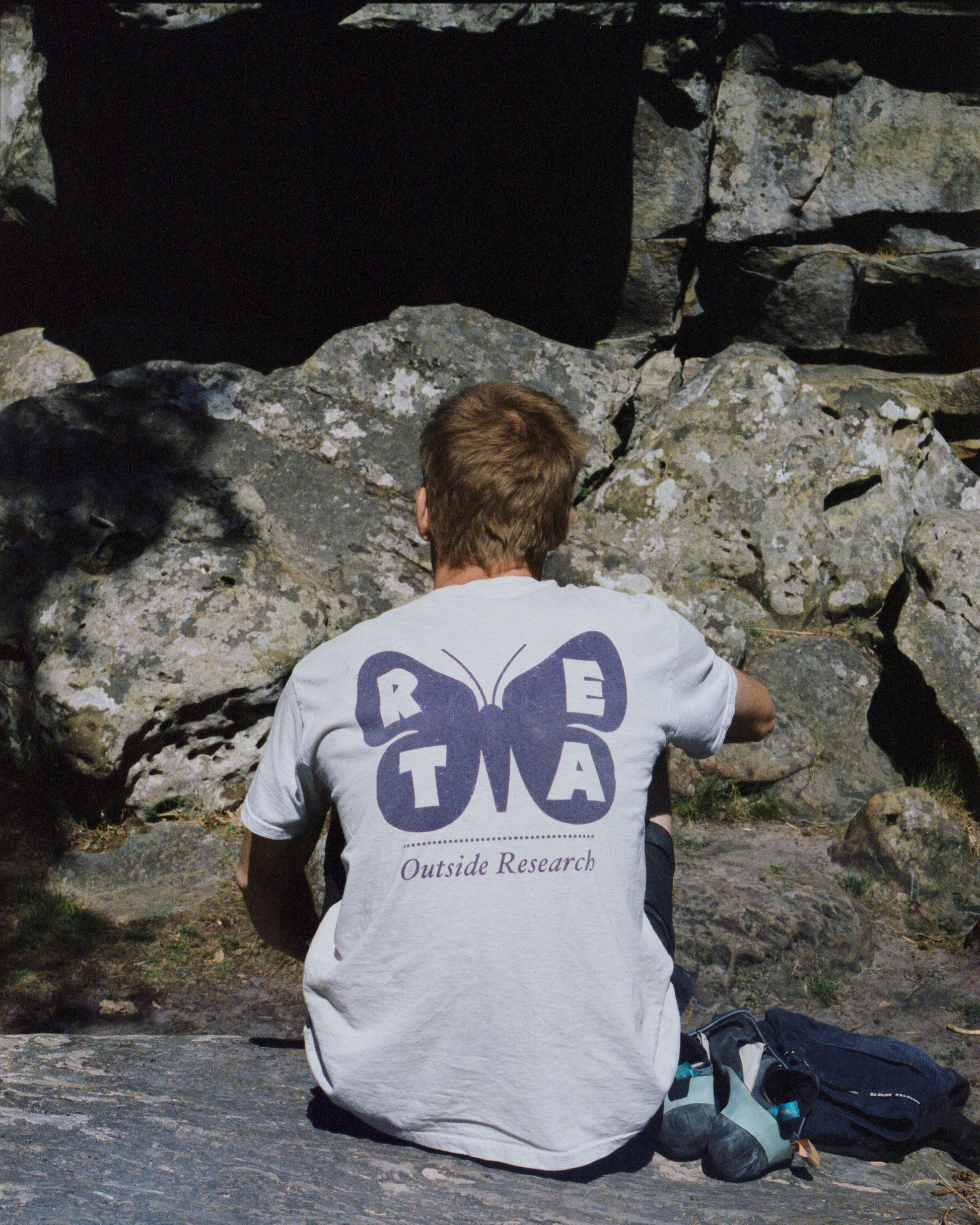 RETA GLOBAL BUTTERFLY EFFECT - GREY MARL TEE