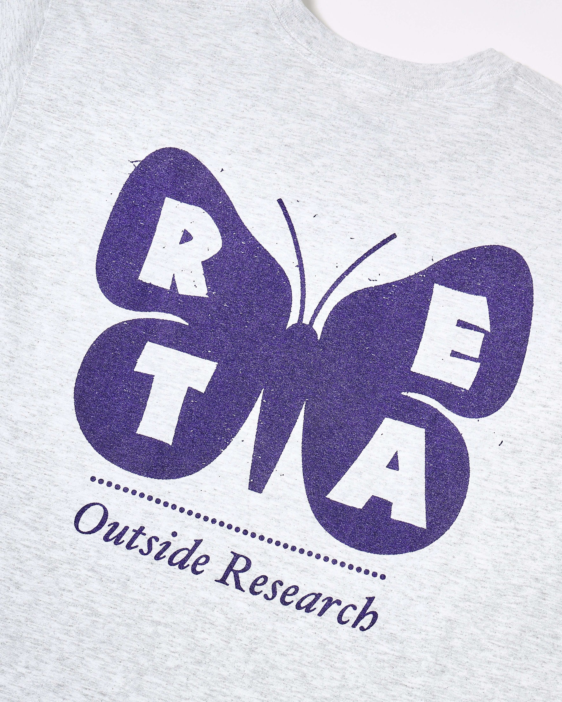 RETA GLOBAL - BUTTERFLY EFFECT - GREY MARL TEE