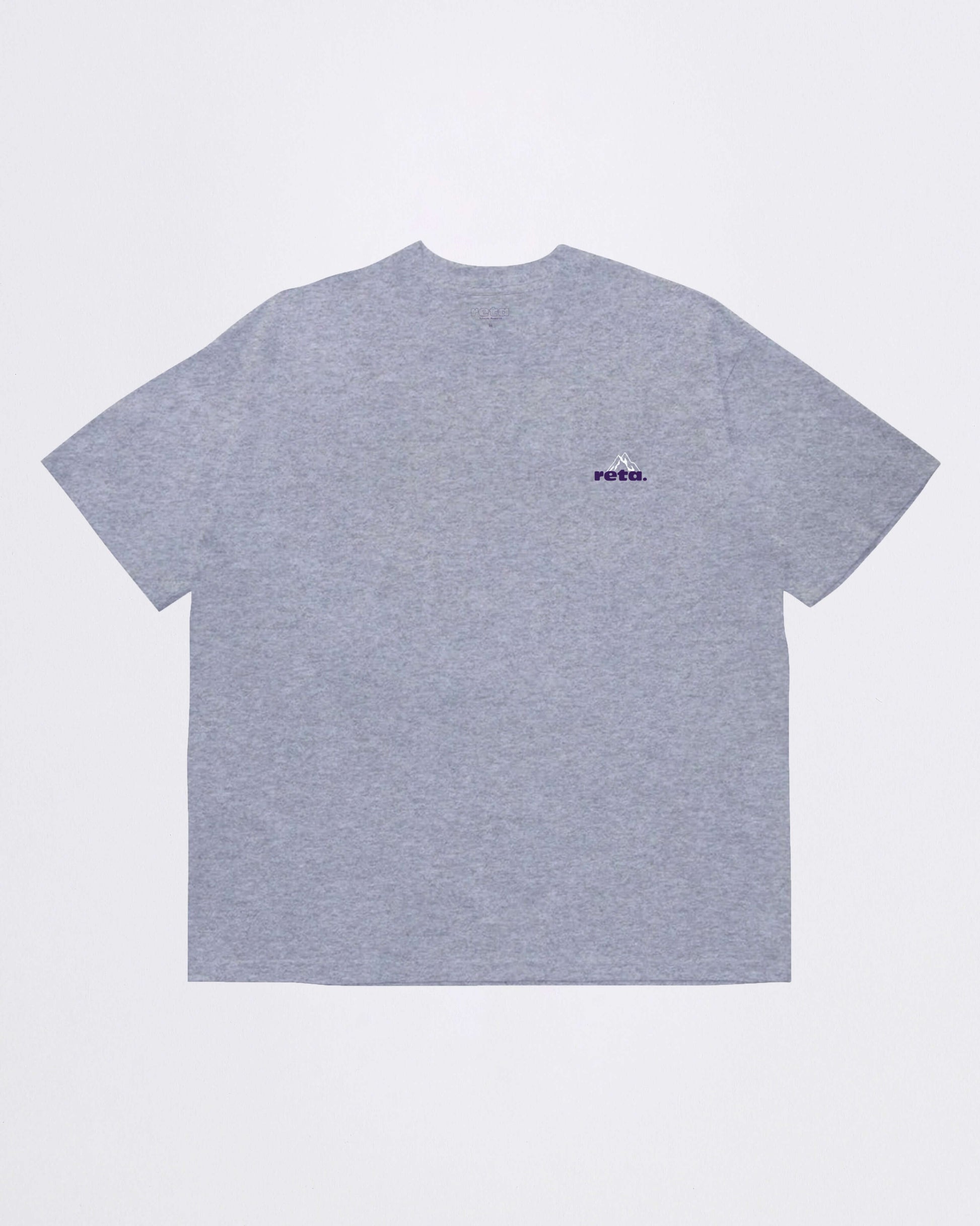 RETA GLOBAL BUTTERFLY EFFECT - GREY MARL TEE