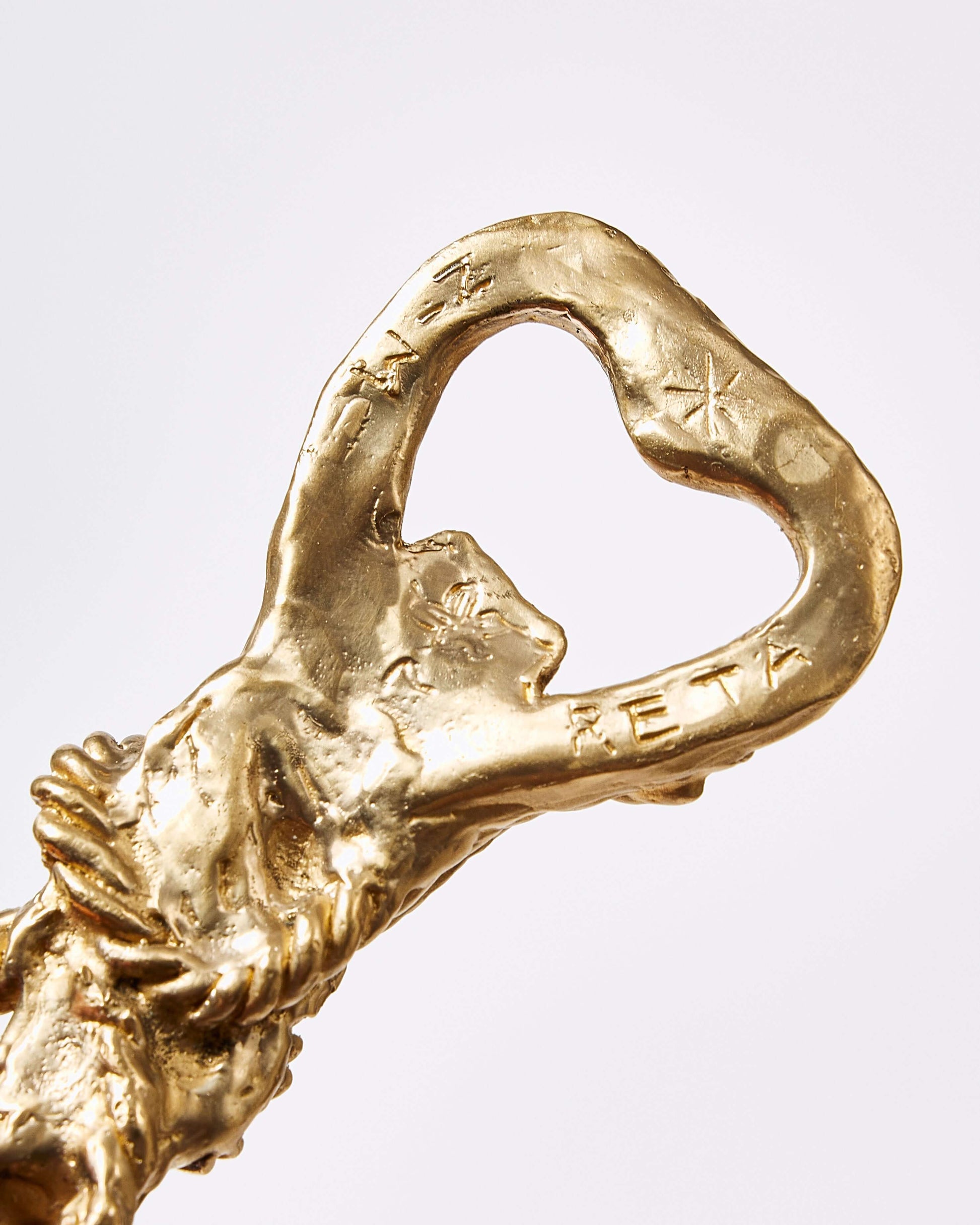 RETA GLOBAL - FLOWER BRONZE BOTTLE OPENER