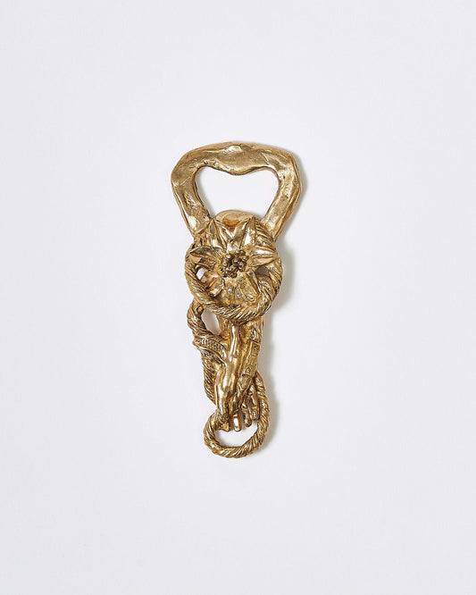 RETA GLOBAL - FLOWER BRONZE BOTTLE OPENER