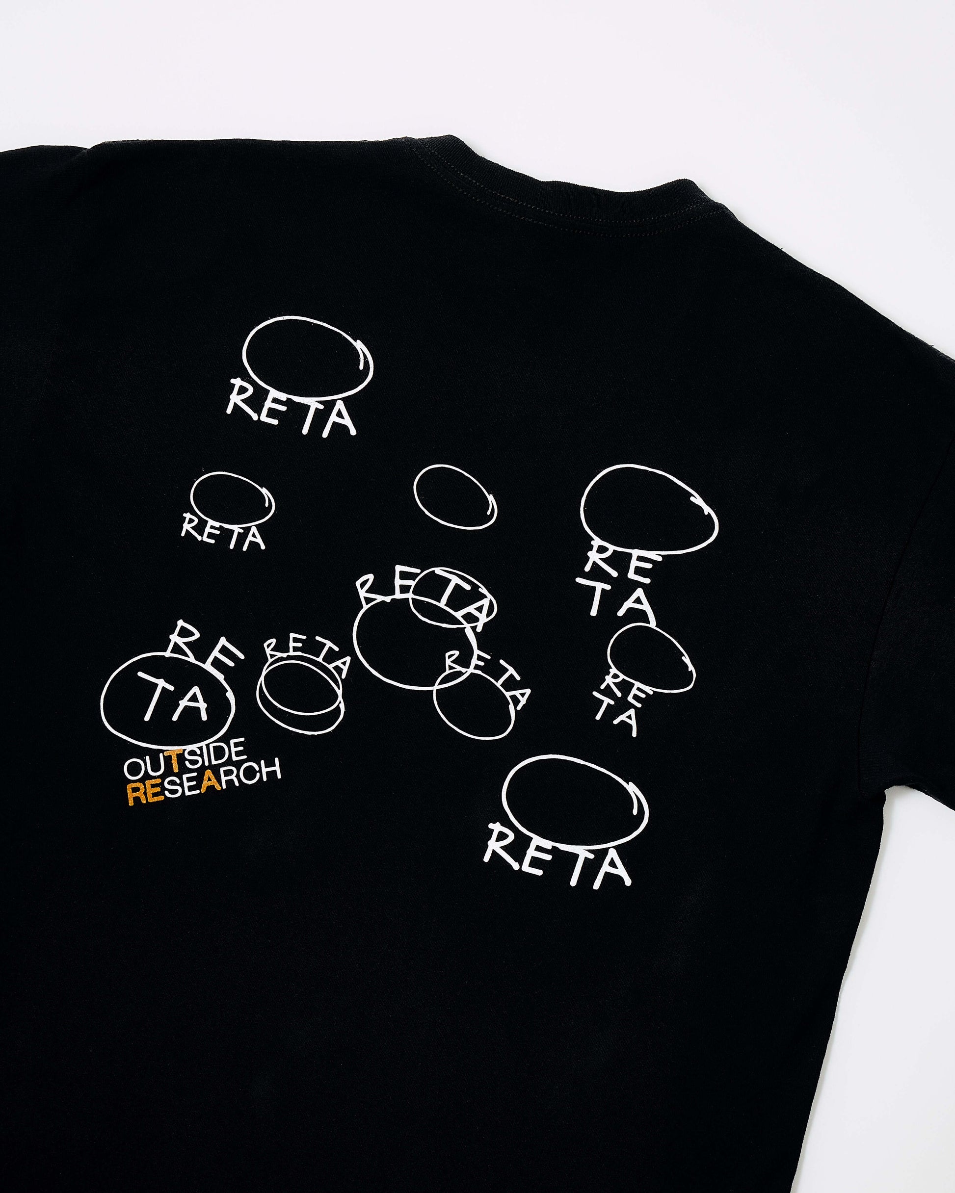 RETA GLOBAL GLOBAL - BLACK TEE