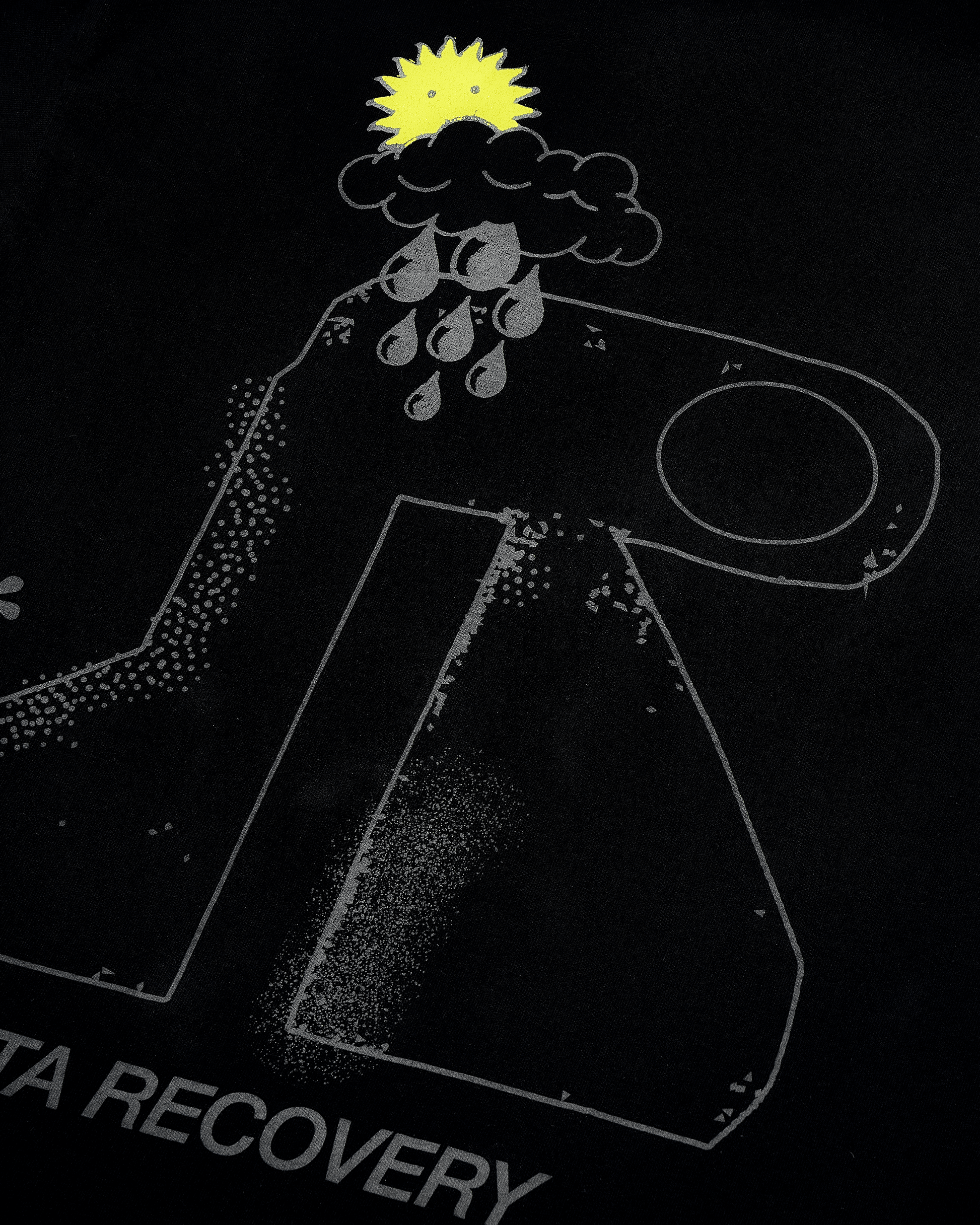 RETA GLOBAL - RECOVERY ROCK - BLACK TEE