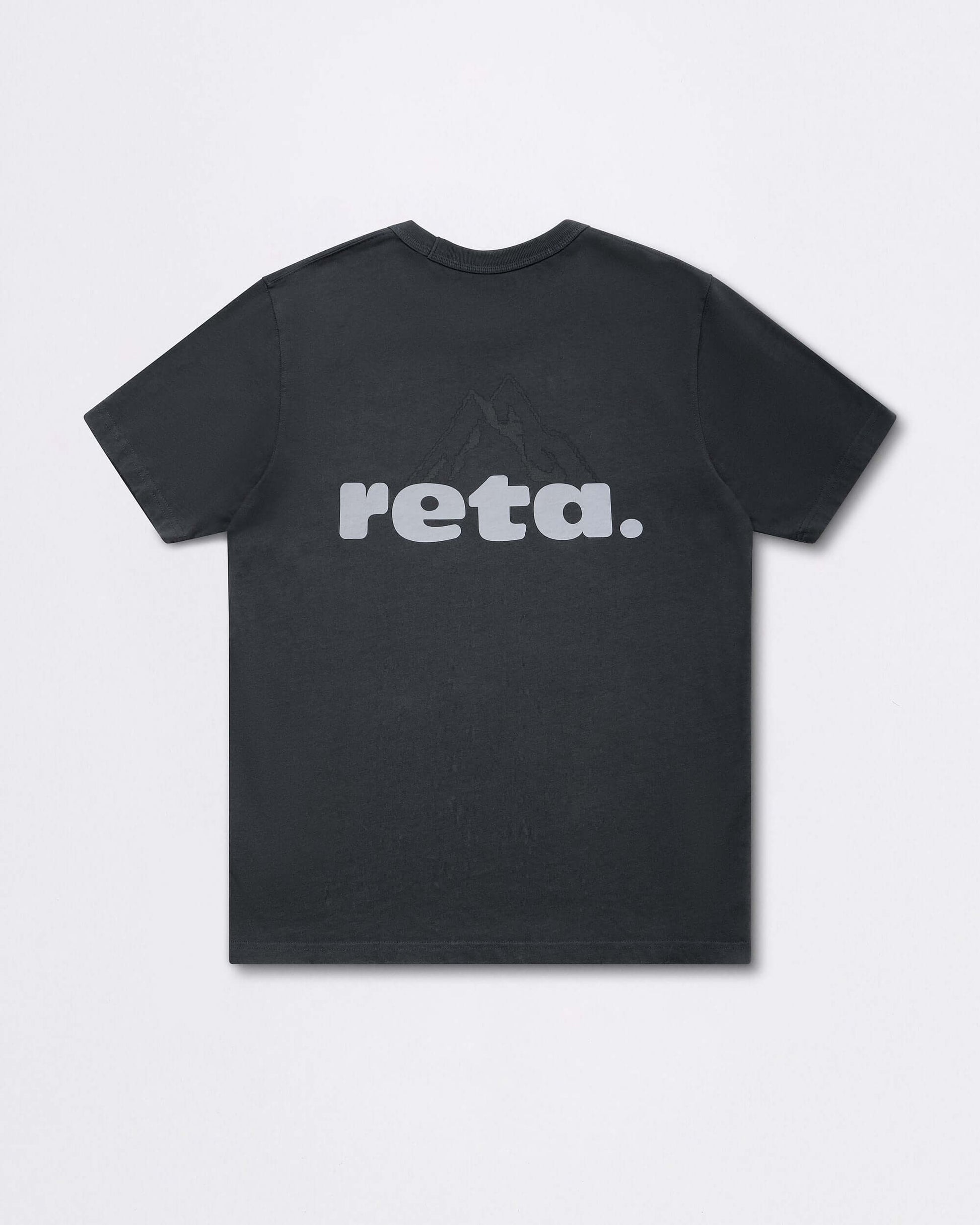 RETA GLOBAL - SUMMIT LOGO - CEMENT GREY TEE 
