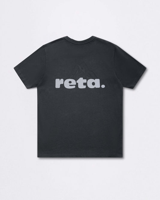 RETA GLOBAL - SUMMIT LOGO - CEMENT GREY TEE 